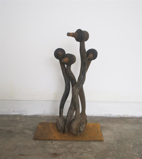 Prageeth Manohansa Characters, 2013 Scrap Metal Sculpture 45cm x 20cm x 15cm