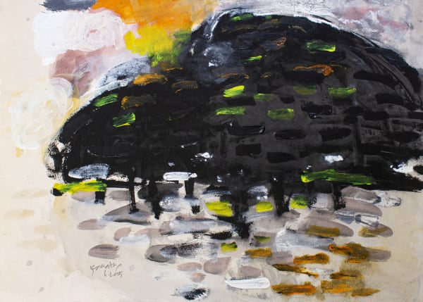 Jagath Weerasinghe Dambulla XXI, 2005 Acrylic on Paper 41 x 29 cm 16 1/8 x 11 3/8 in