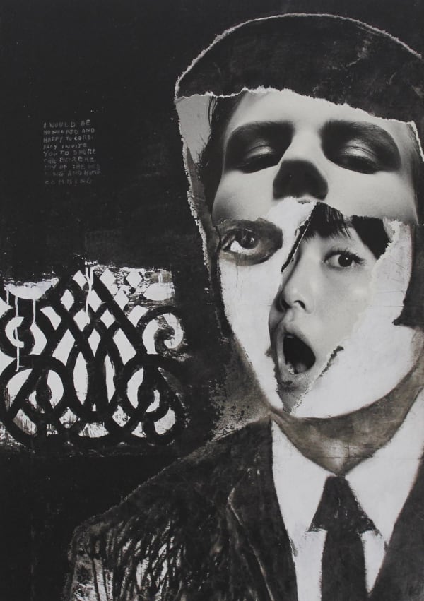 Saskia Pintelon Untitled XIII, 2017 Print and Mixed Media on Board 30 cm x 21 cm 12 1/8 x 8 1/2 in