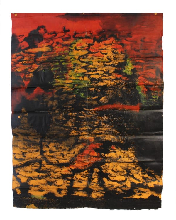 Jagath Weerasinghe b.1954THEERTHA YATHRA 1.1, 2016 Acrylic on Canvas 175 x 130 cm 68 7/8 x 51 1/8 in