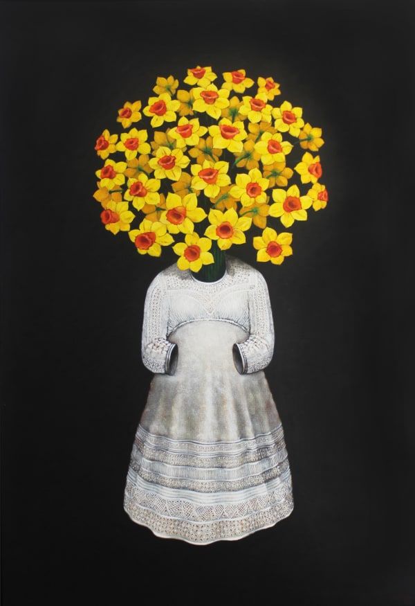 Gayan Prageeth Hope I, 2023 Acrylic on Canvas 171 x 115 cm 67 3/8 x 45 1/4 in