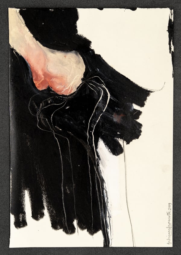 Fabienne Francotte 74, 2020 Mixed Media on Paper 24 x 17 cm 9 1/2 x 6 3/4 in