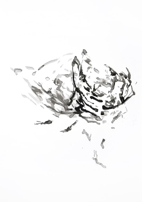 Anushiya Sundaralingam Home 3, 2025 Indian Ink on Paper 42 x 30 cm 16 1/2 x 11 3/4 in