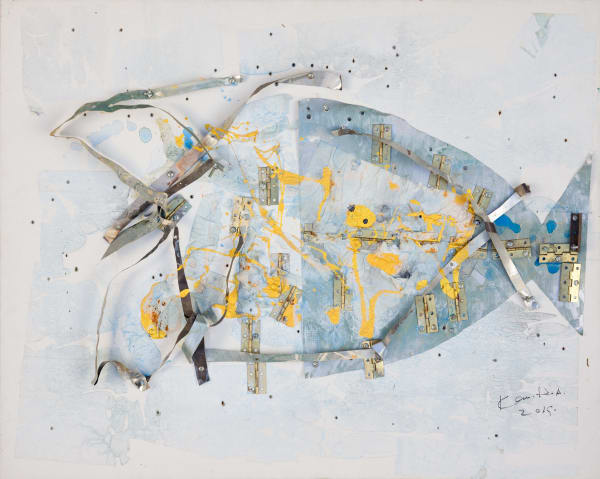 H A Karunaratne Untitled, 2018 Mixed Media on Canvas 80 x 120 cm 31 1/2 x 47 1/4 in