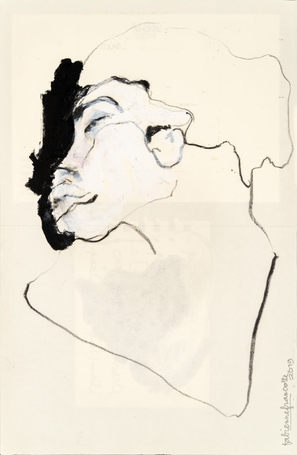 Fabienne Francotte 54, 2020 Mixed Media on Paper 24 x 16 cm 9 1/2 x 6 1/4 in