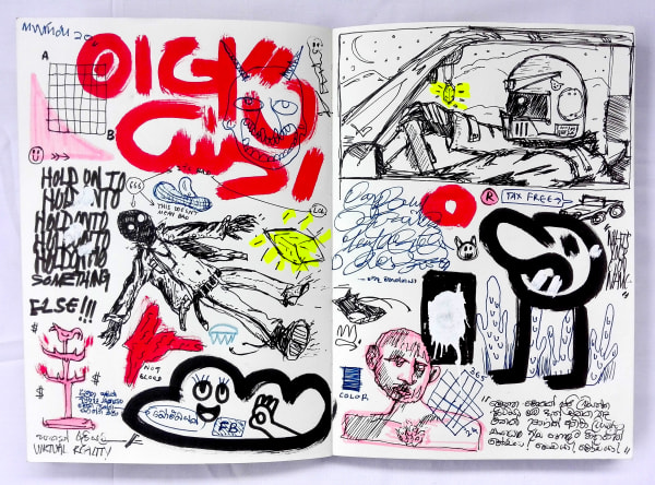 Muvindu Binoy Mythopoetic 10, 2020 Mixed Media on Sketchbook Paper 21 x 30 cm 8 1/4 x 11 3/4 in