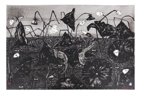 Nuwan Nalaka Sansāra 08, 2020 Watercolour on Fabriano Paper 75 x 105 cm 29 1/2 x 41 3/8 in