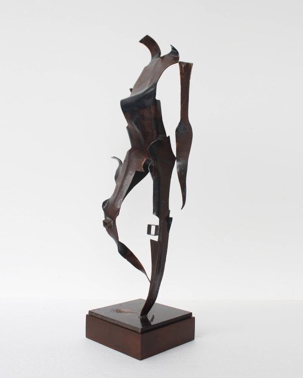 Manaram Gamage 03, 2025 Steel 77 x 29 x 19 cm 30 1/4 x 11 3/8 x 7 1/2 in