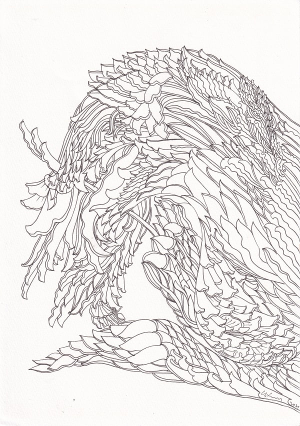 Chandraguptha Thenuwara, Lion/ Dragon I, 2021