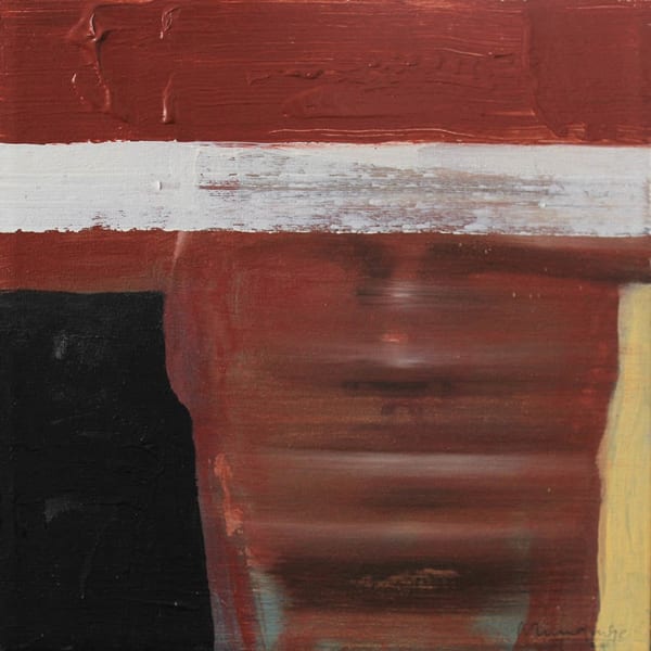 Manaram Gamage Faded 7, 2024 Acrylic on Canvas 33 x 33 cm 13 x 13 in