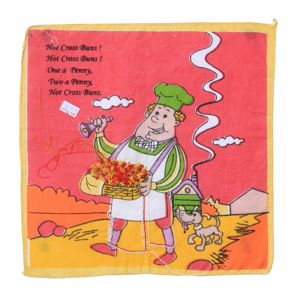 Hema Shironi Talking Hands 9, 2021 Mixed Media on Handkerchieves 29 x 29 cm 11 3/8 x 11 3/8 in