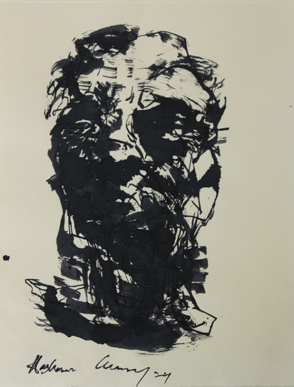 Hashan Cooray Untitle 2, 2024 Acrylic on Paper 21 x 16 cm 8 1/4 x 6 1/4 in