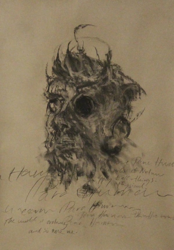 Hashan Cooray Reflection of Soul VI, 2019 Charcoal and Soft Pastel on Paper 72 x 50 cm 28 3/8 x 19 3/4 in