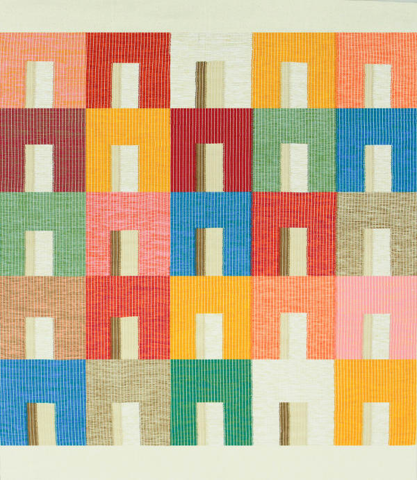Tilak Samarawickrema Untitled 20, 2008 Handwoven Cotton Tapestries 122 x 106 cm 48 x 41 3/4 in Edition of 2