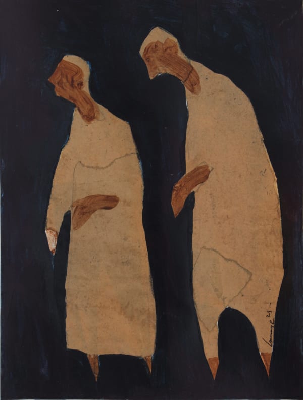 Pathum Gamage Instant Harmony , 2025 Mixed Media on Board 31 x 23.5 cm 12 1/4 x 9 1/4 in