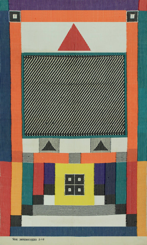 Tilak Samarawickrema Untitled, 1991 Handwoven Cotton Tapestries 178 x 107 cm 70 1/8 x 42 1/8 in Limited Edition