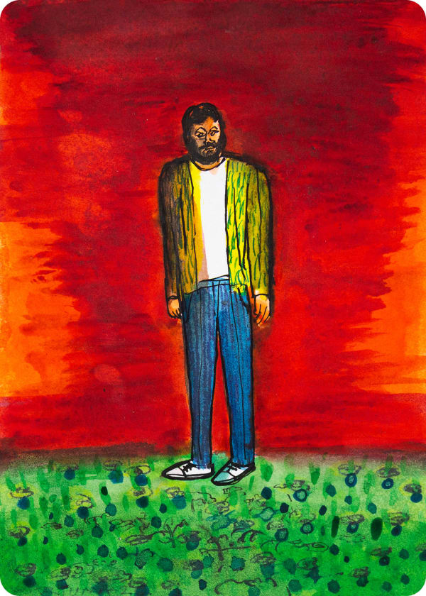 Arjuna Gunarathne Legal or Illegal? 2, 2022 Ink on Card 18 x 12 cm 7 1/8 x 4 3/4 in