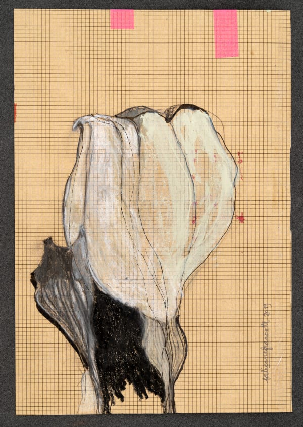 Fabienne Francotte Ductus, 2020 Mixed Media on Paper 24 x 17 cm 9 1/2 x 6 3/4 in