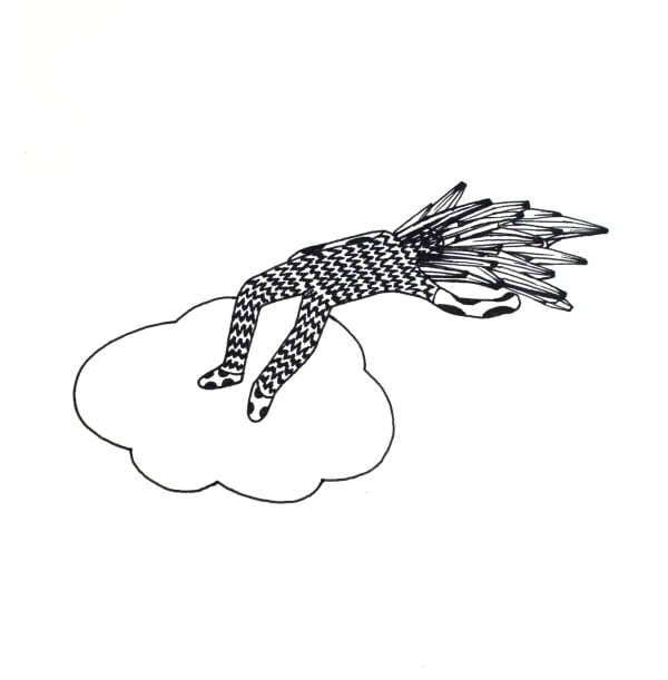 Arjuna Gunarathne Day to Day 18, 2008 Pen on Paper 14cm x 14cm 5 1/2 x 5 1/2 in