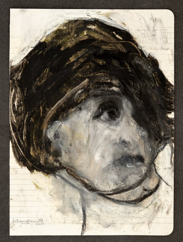 Fabienne Francotte I Dont Remember Her Name, 2020 Mixed Media on Paper 24 x 18 cm 9 1/2 x 7 1/8 in