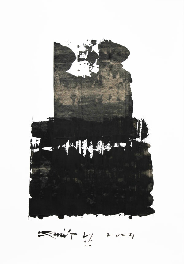 Kingsley Gunatillake Smile, 2024 Acrylic on Paper 102 x 72 cm 40 1/8 x 28 3/8 in