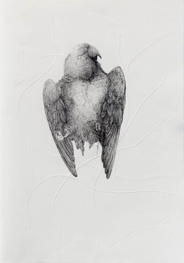 Firi Rahman The Journey lV, 2023 Pen on Paper 30 x 20 cm 11 3/4 x 7 7/8 in