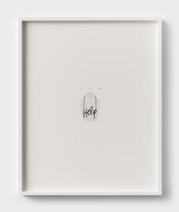 Picture (Help by Lanvin), 2018 Gelatin silver print 20 x 16 inches (50.8 x 40.6 cm)