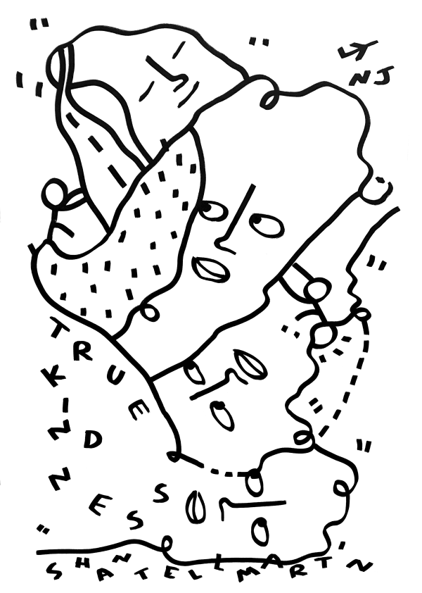 Shantell Martin - Drawings, True Kindness, 2021