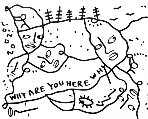 Shantell Martin - Drawings, Why Are You Here, 2017