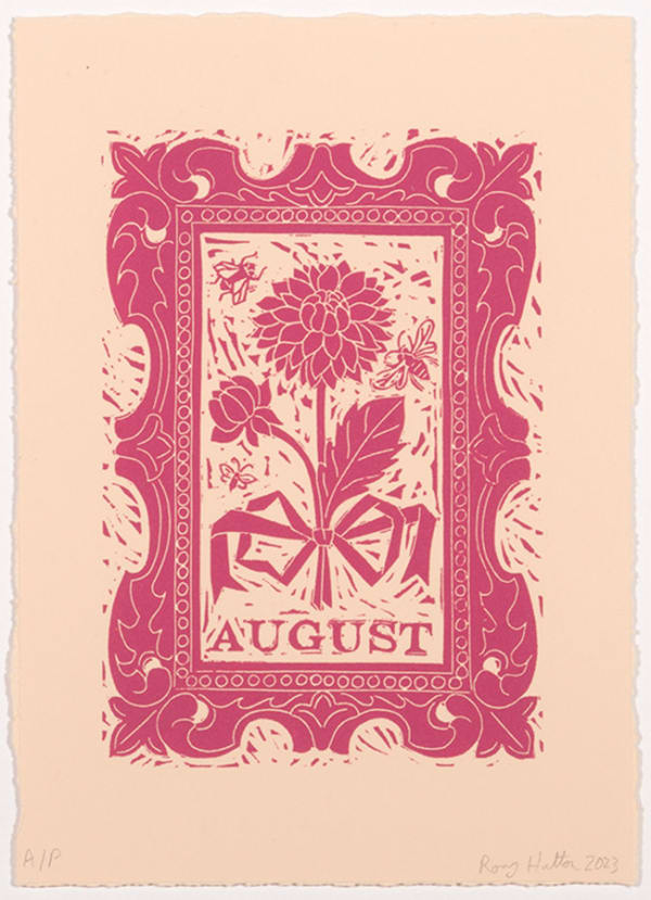 Rory Hutton, August, from Months of the Year, Pink, 2023