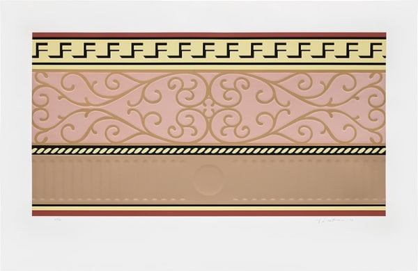 Roy Lichtenstein, Entablature II, from Entablature Series, 1976
