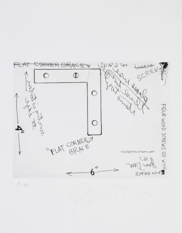 Jim Dine - Corner Brace, 1964