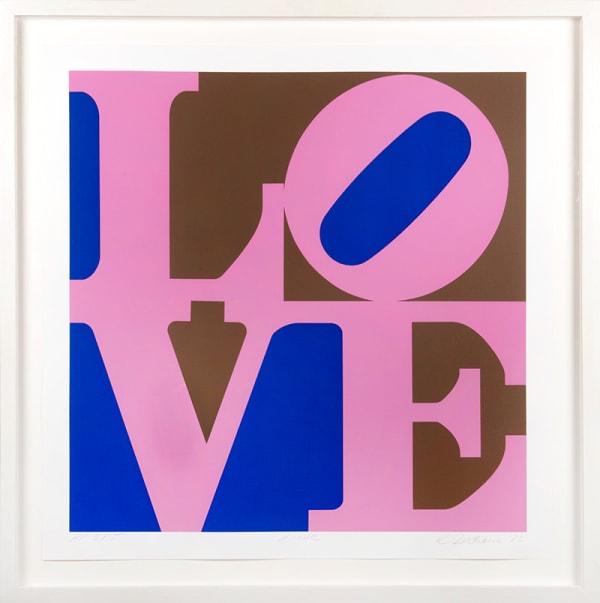Robert Indiana, Lilac, from A Garden of Love, 1982