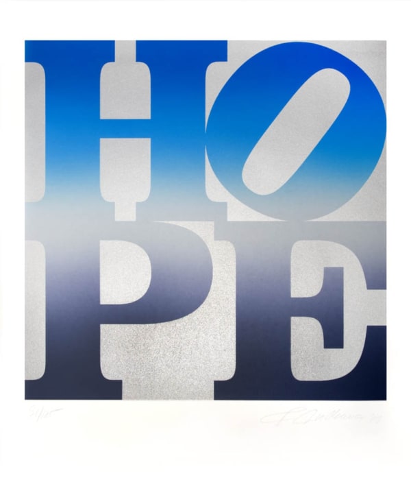 Robert Indiana, Four Seasons of Hope Silver, 2012
