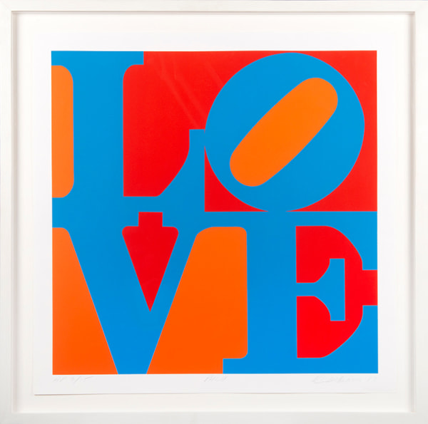 Robert Indiana, Phlox, from A Garden of Love, 1982
