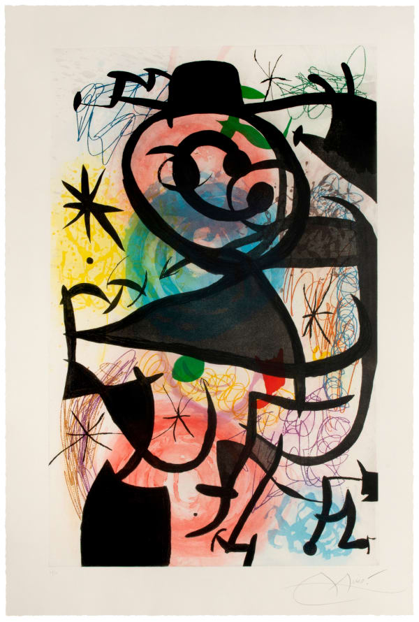 Joan Miró, Le Pitre Rose, 1974