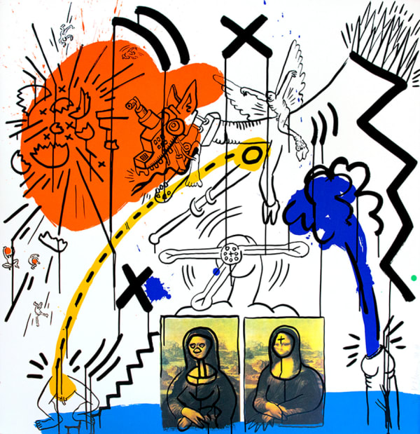 Keith Haring, One Plate, from The Apocalypse Suite