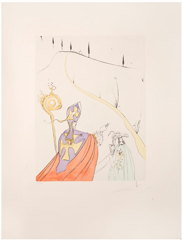 Salvador Dalí, The Sacred Love of Gala, from After 50 Years of Surrealism, 1974