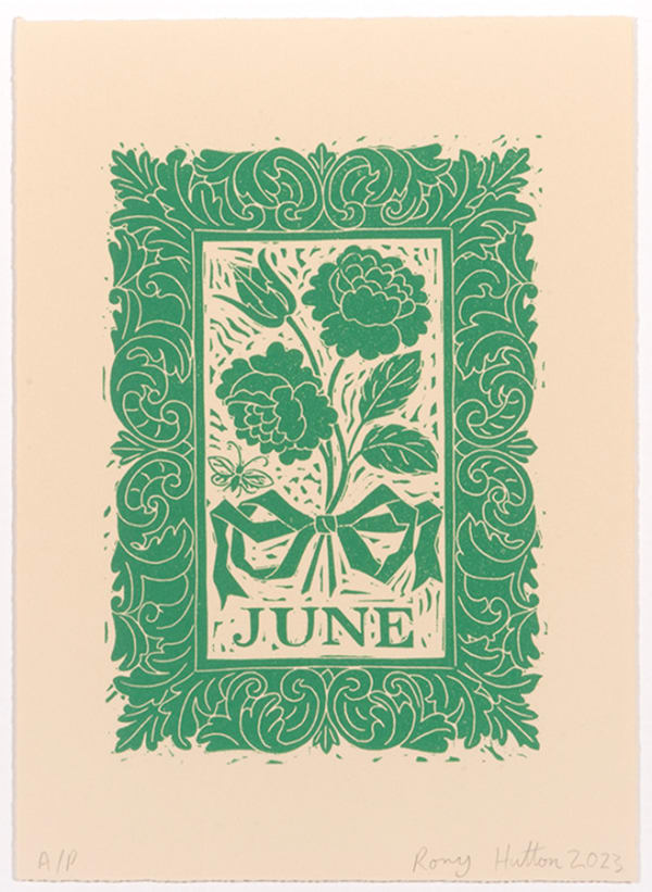 Rory Hutton, June, from Months of the Year, Green, 2023