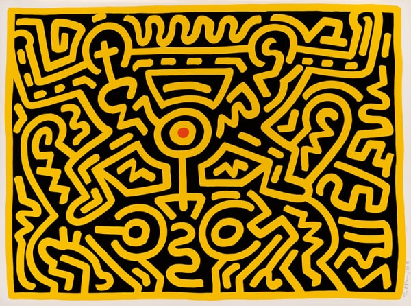 Keith Haring, Growing #3, 1988