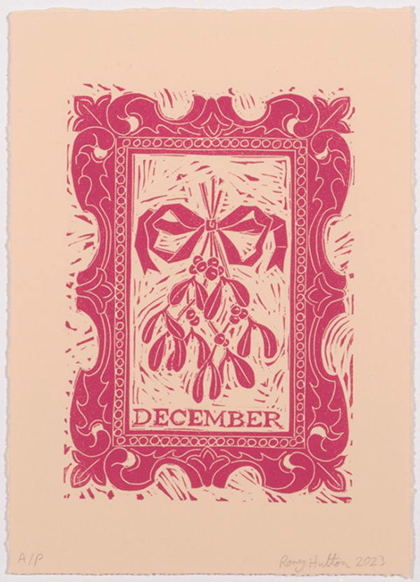 Rory Hutton, December, from Months of the Year, Pink, 2023