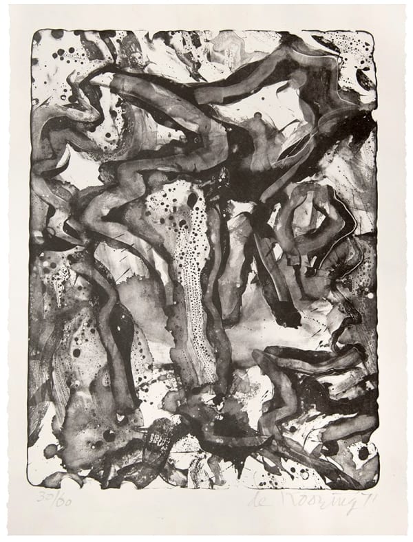Willem DE KOONING, Landscape at Stanton Street , 1971