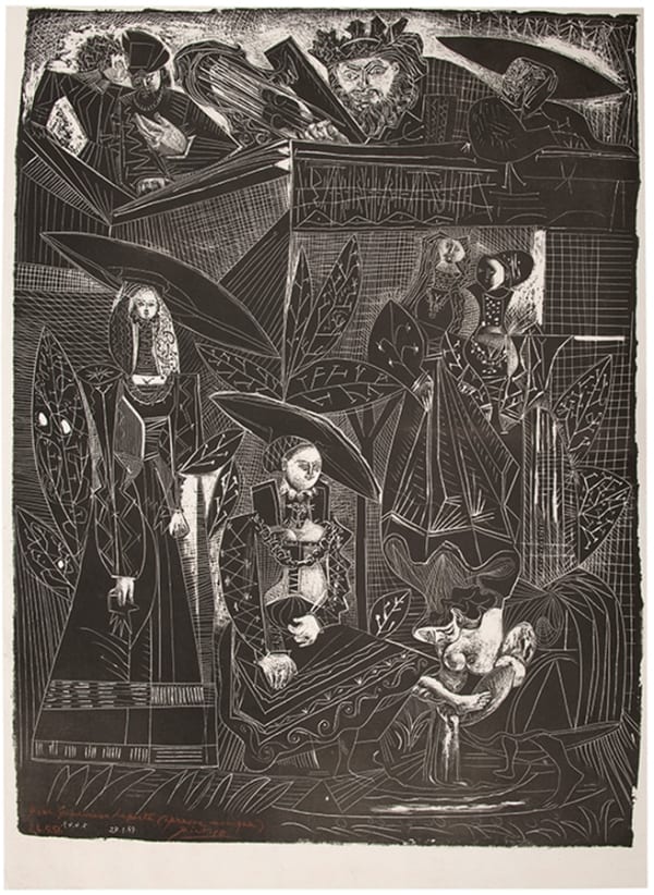 Pablo Picasso, David et Bethsabée (d’après Cranach), 1949