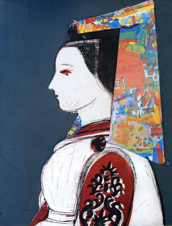 Manolo Valdés - Profil (Frank Stella), 2008