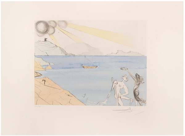 Salvador Dalí, The Laurels of Happiness, from After 50 Years of Surrealism, 1974