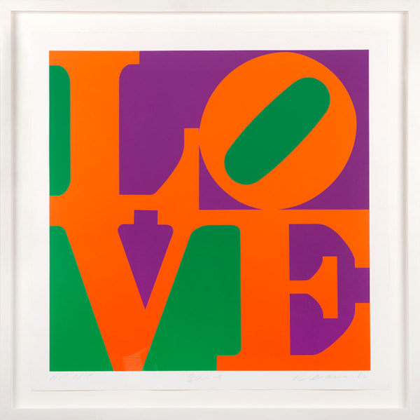 Robert Indiana, Zinnia, from A Garden of Love, 1982