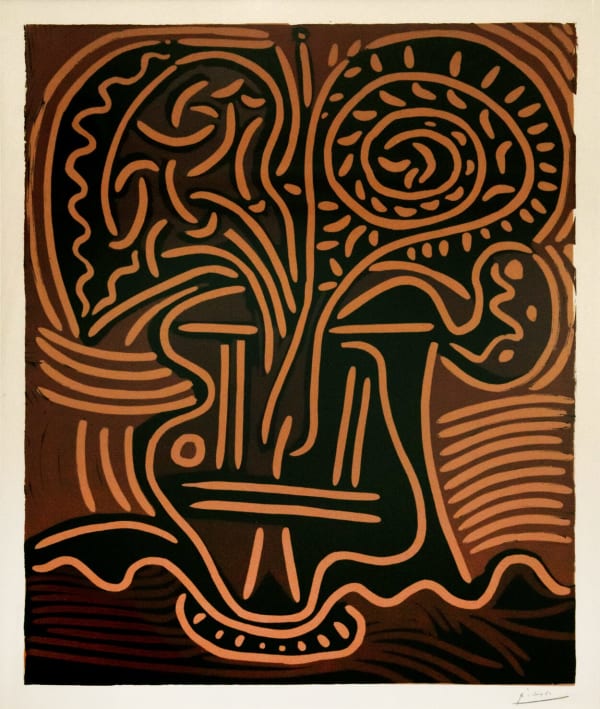 Pablo Picasso, Bouquet dans un Vase, 1959