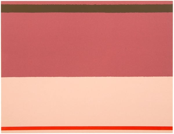 Kenneth Noland - Untitled, from The New York Collection for Stockholm portfolio, 1973