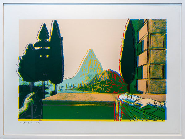 Andy Warhol, Details of Renaissance Paintings (Leonardo Da Vinci, The Annunciation, 1472), 1984