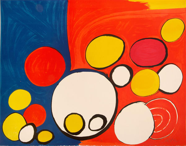 Alexander Calder - Circle with Eyes, from Our Unfinished Revolution, 1976